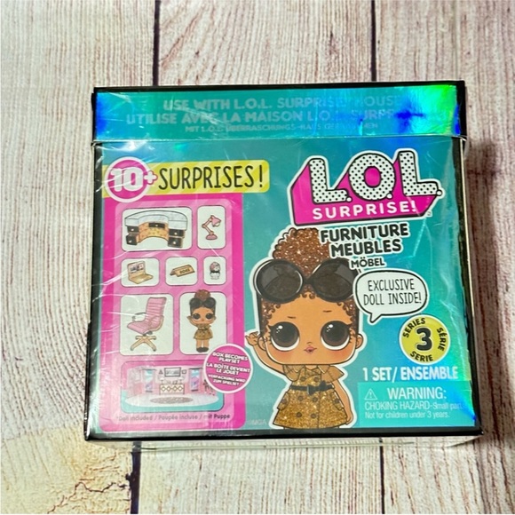 LOL Surprise SCHOOL OFFICE Furniture Boss Queens Series 3 Furniture Set NEW - Picture 3 of 4